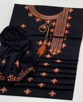Winter Cotton 2-Piece โ Heavy Embroidered Shirt with Tassel & Embroidered Trouser